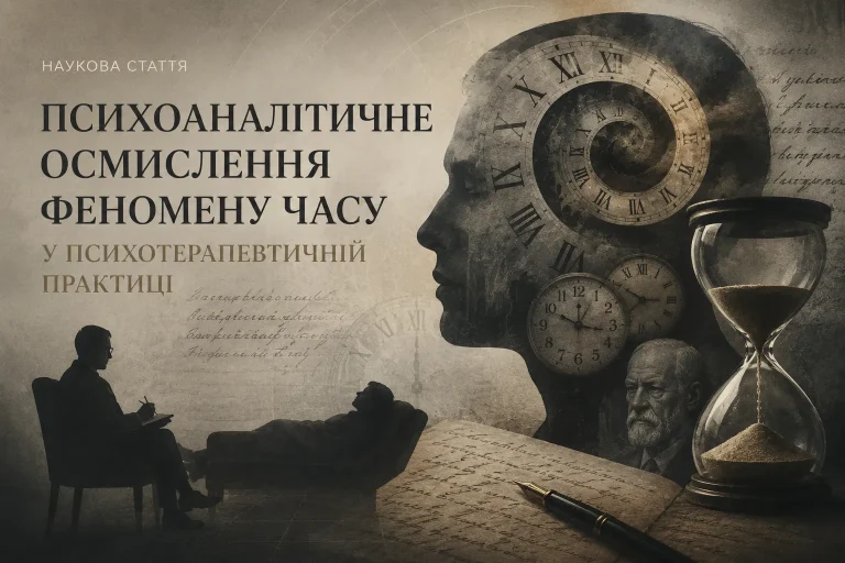 ПСИХОАНАЛІТИЧНЕ ОСМИСЛЕННЯ ФЕНОМЕНУ ЧАСУ У ПСИХОТЕРАПЕВТИЧНІЙ ПРАКТИЦІ